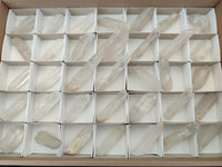 Natural Single Clear Quartz Crystals x 35 From Madagascar