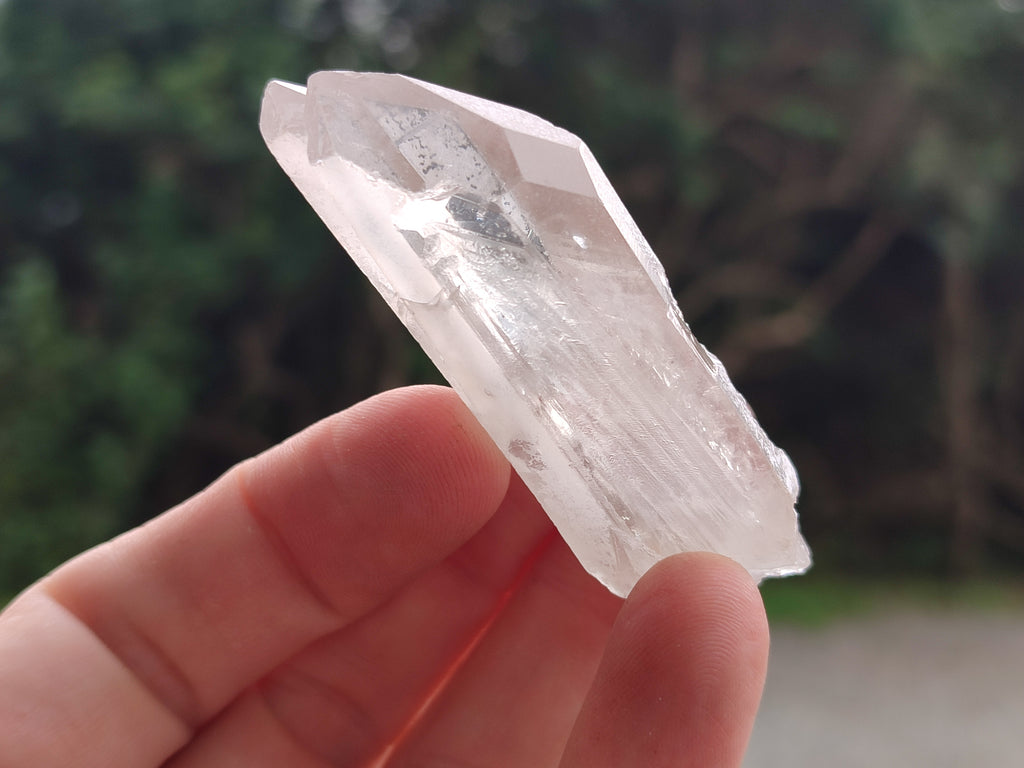 Natural Single Clear Quartz Crystals x 35 From Madagascar - Toprock Gemstones and Minerals 