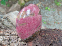 Polished Rhodonite Standing Free Form x 1 From Ambindavato, Madagascar