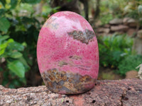 Polished Rhodonite Standing Free Form x 1 From Ambindavato, Madagascar