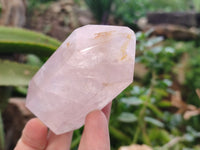 Polished Double Terminated Rose Quartz Points x 6 From Ambatondrazaka, Madagascar