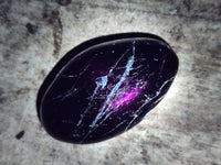 Polished Black Basalt Palm Stones x 19 From Antsirabe, Madagascar