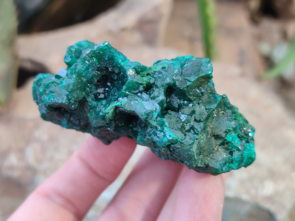Natural Rare Dioptase and Malachite Specimens x 4 From Likasi, Congo - Toprock Gemstones and Minerals 