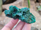 Natural Rare Dioptase and Malachite Specimens x 4 From Likasi, Congo - Toprock Gemstones and Minerals 