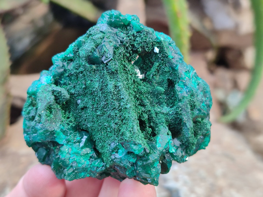 Natural Rare Dioptase and Malachite Specimens x 4 From Likasi, Congo - Toprock Gemstones and Minerals 
