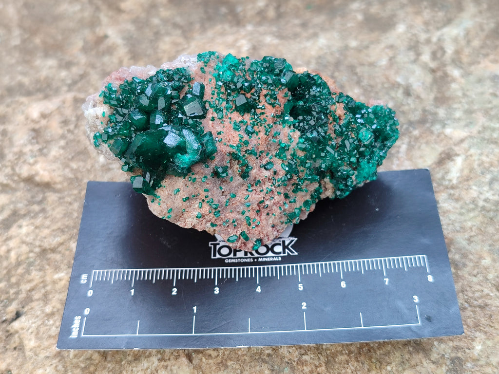 Natural Rare Dioptase and Malachite Specimens x 4 From Likasi, Congo - Toprock Gemstones and Minerals 