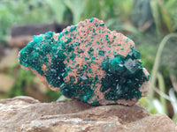 Natural Rare Dioptase and Malachite Specimens x 4 From Likasi, Congo