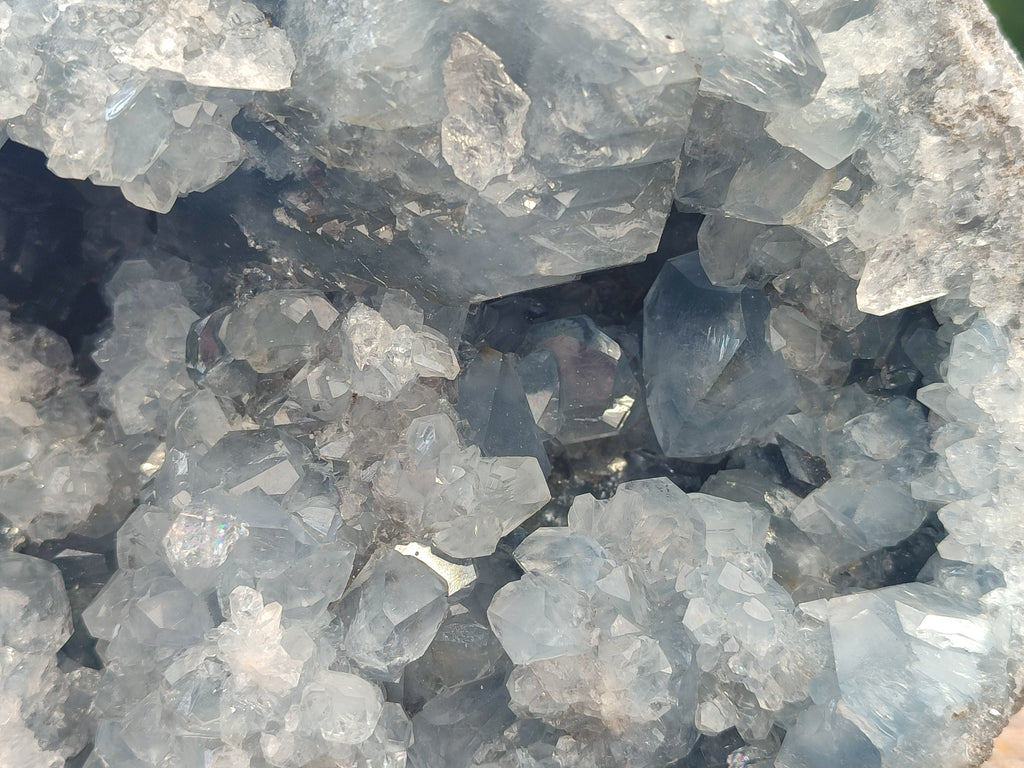 Natural Large Celestite Geode Specimens x 1 From Sakoany, Madagascar - Toprock Gemstones and Minerals 
