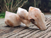 Natural Pineapple Candle Quartz Crystals x 24 From Antsirabe, Madagascar