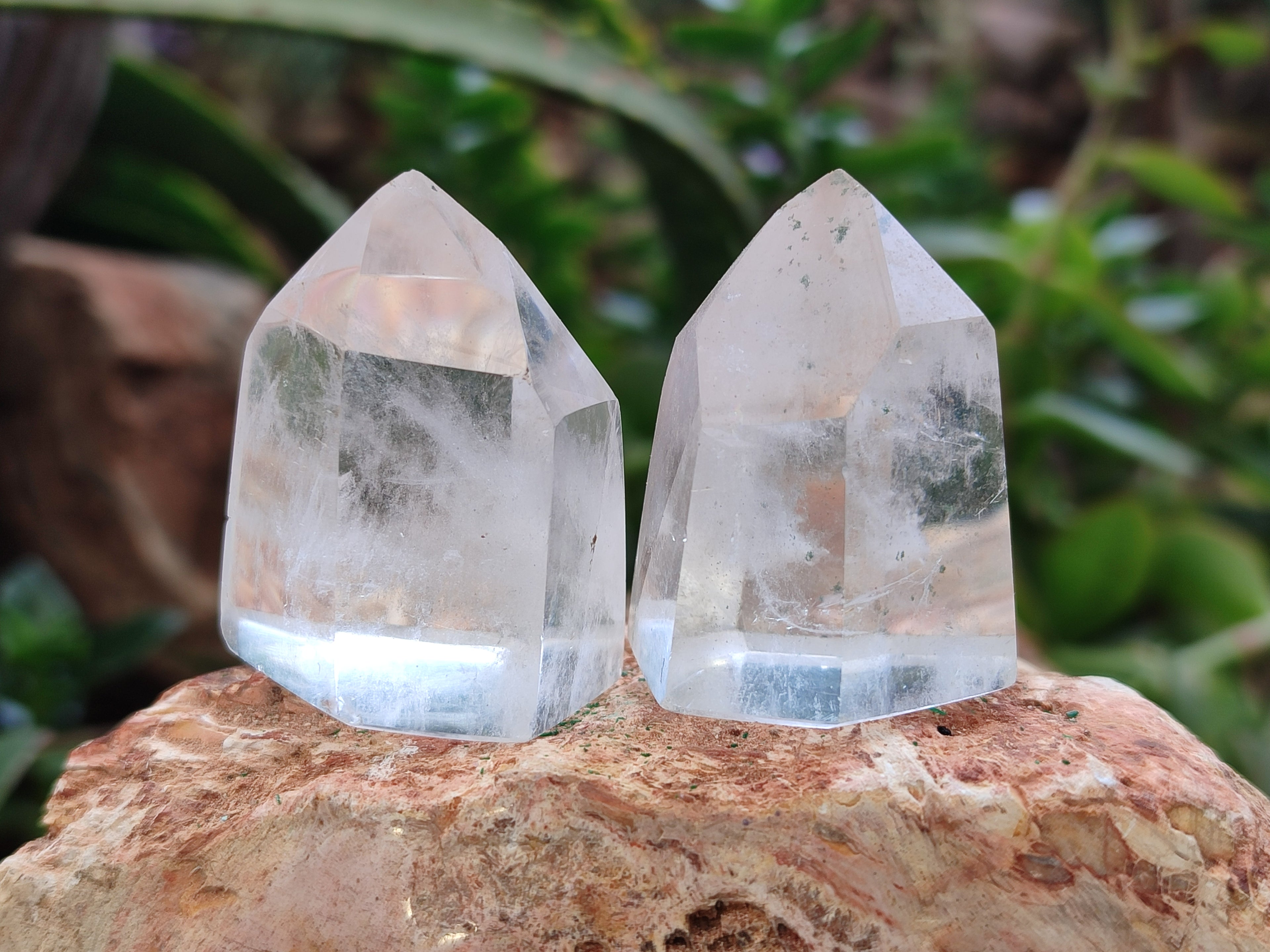 Polished Clear Quartz Crystals x 20 From Madagascar - Toprock Gemstones and Minerals 