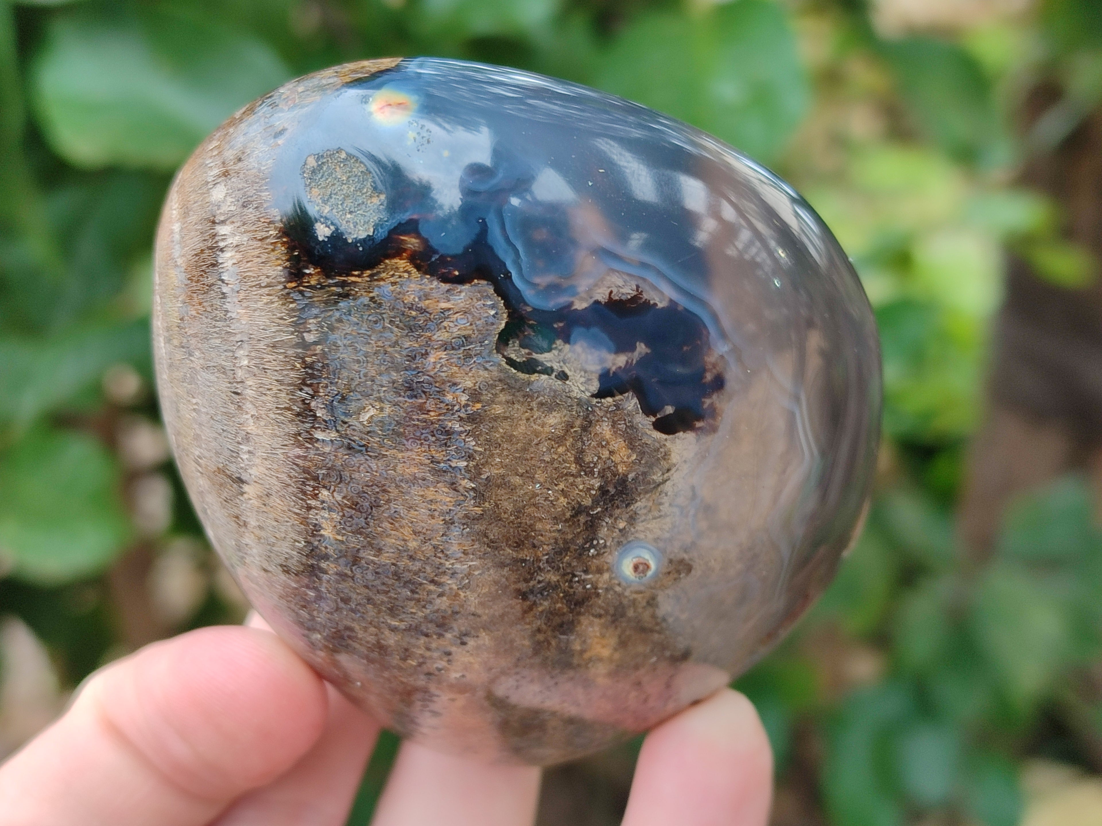 Polished Mixed Agate Standing Free Forms x 6 From Madagascar - Toprock Gemstones and Minerals 