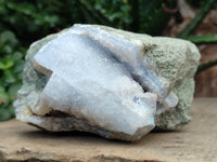 Polished Blue Lace Agate Geodes x 3 From Nsanje, Malawi