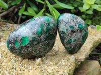 Polished Emerald Mica In Matrix Free Forms x 6 From Mutoko, Zimbabwe