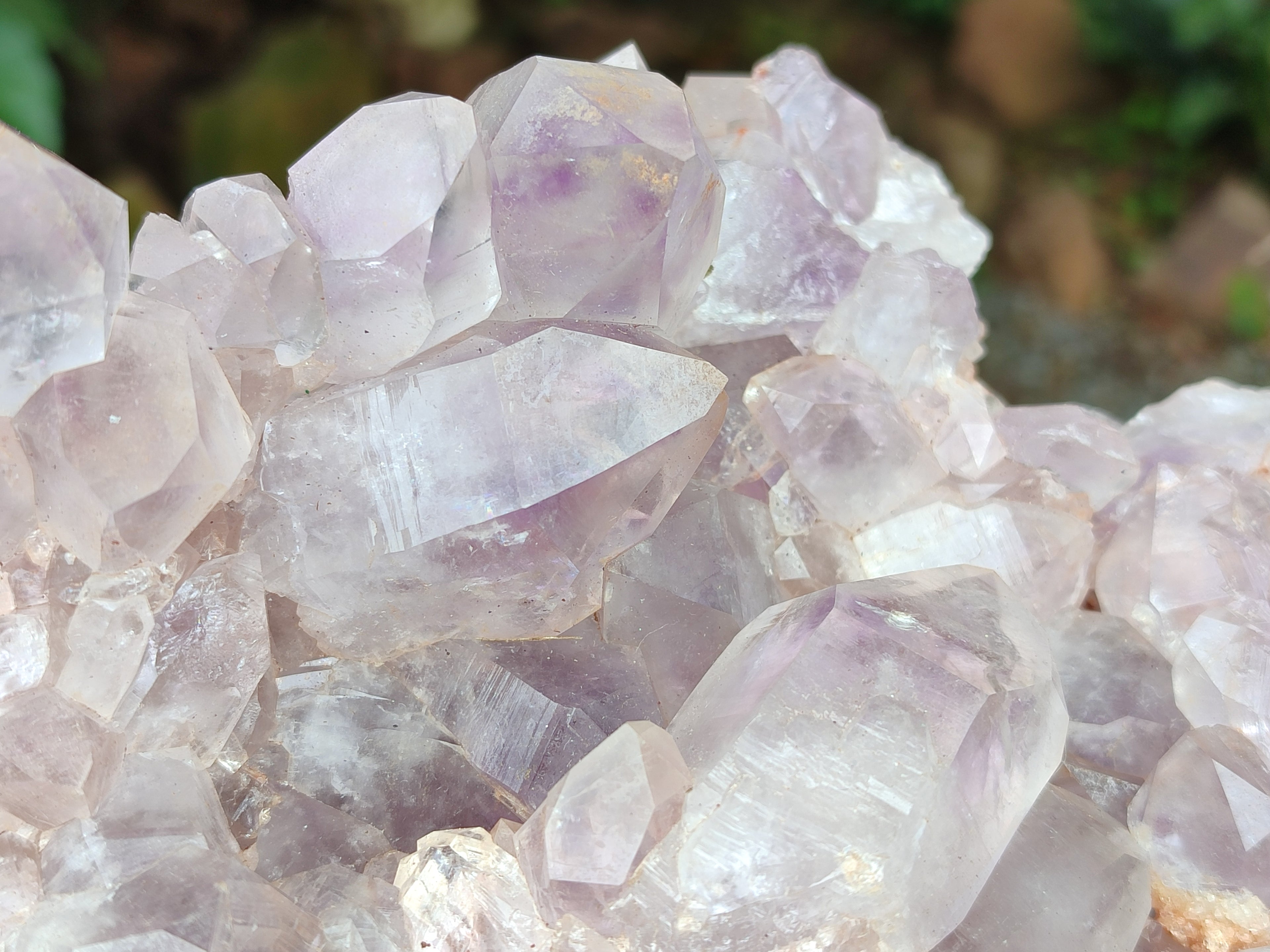 Natural Jacaranda Amethyst Quartz Cluster x 1 From Mumbwa, Zambia - Toprock Gemstones and Minerals 