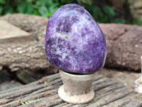Polished Lepidolite Free Forms x 6 From Zimbabwe