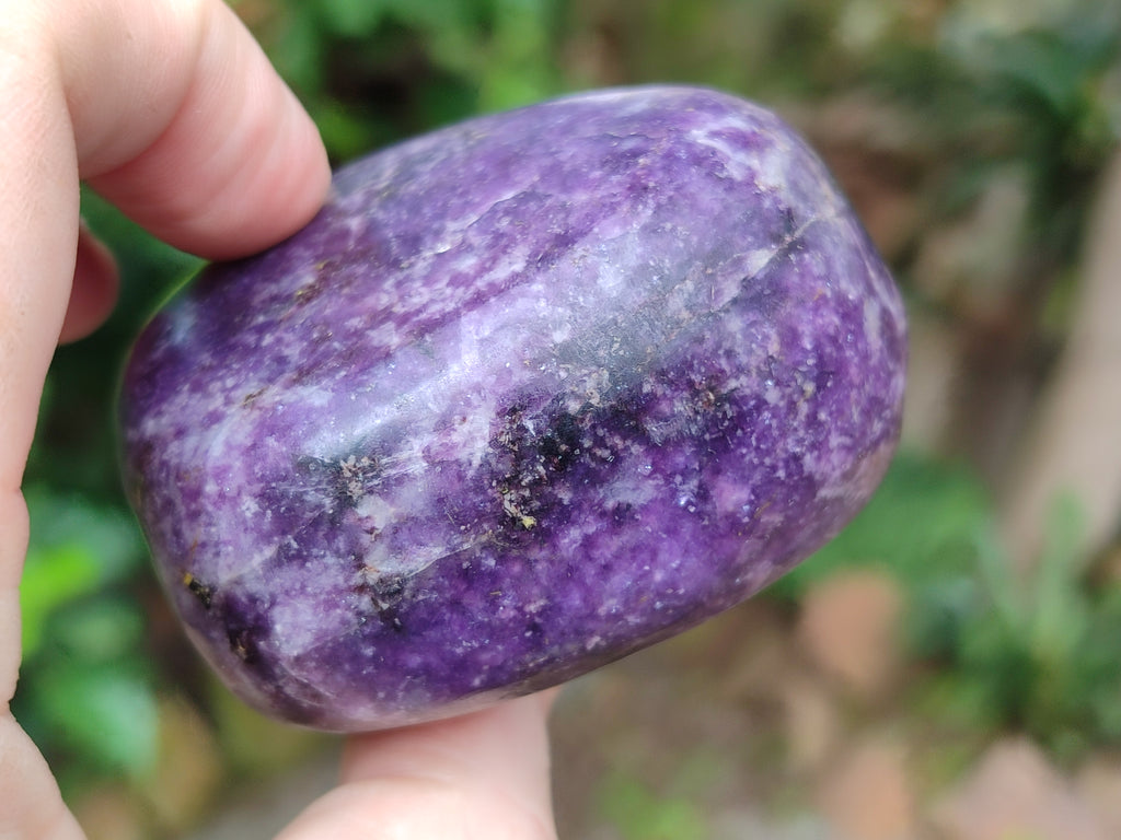 Polished Lepidolite Free Forms x 6 From Zimbabwe - Toprock Gemstones and Minerals 