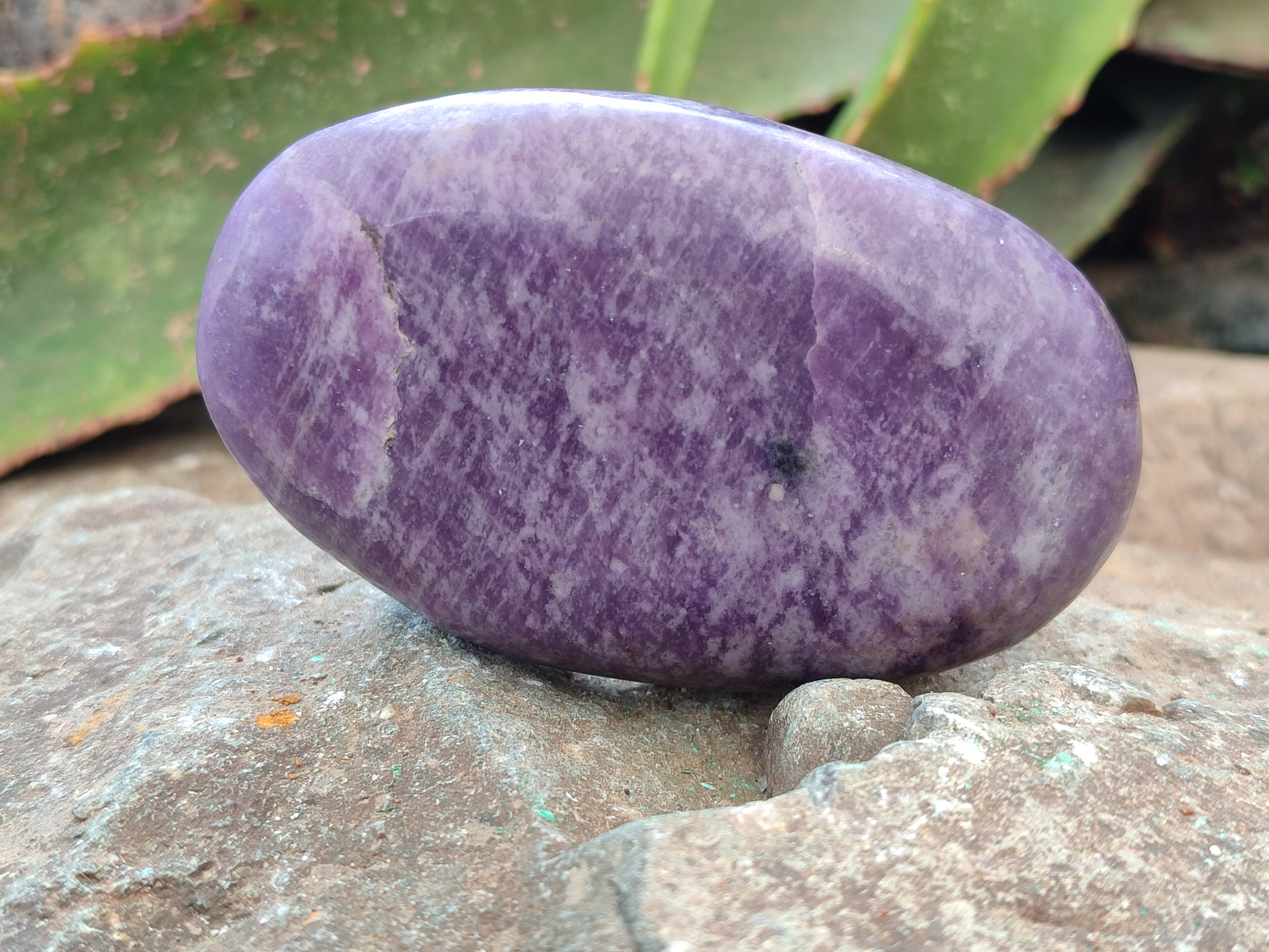 Polished Lepidolite Free Forms x 6 From Zimbabwe - Toprock Gemstones and Minerals 