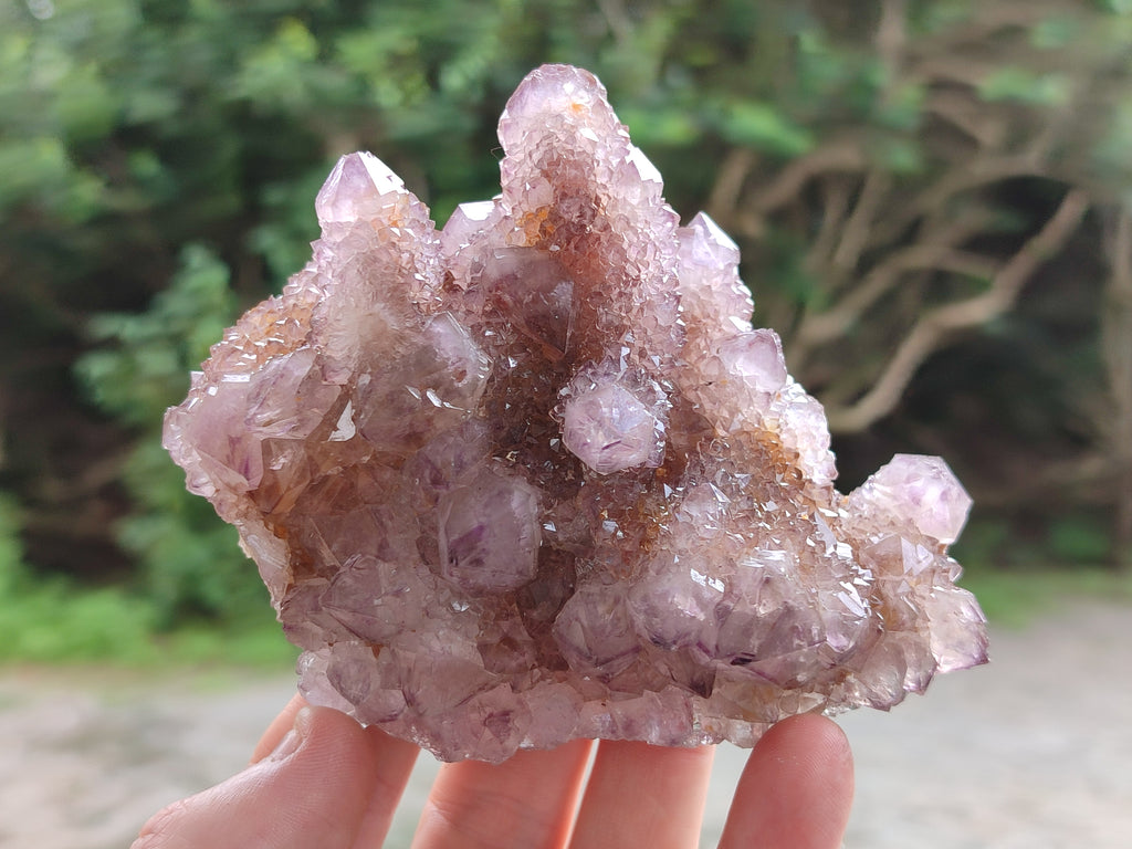 Natural Dark Amethyst Spirit Quartz Clusters x 4 From Boekenhouthoek, South Africa - Toprock Gemstones and Minerals 