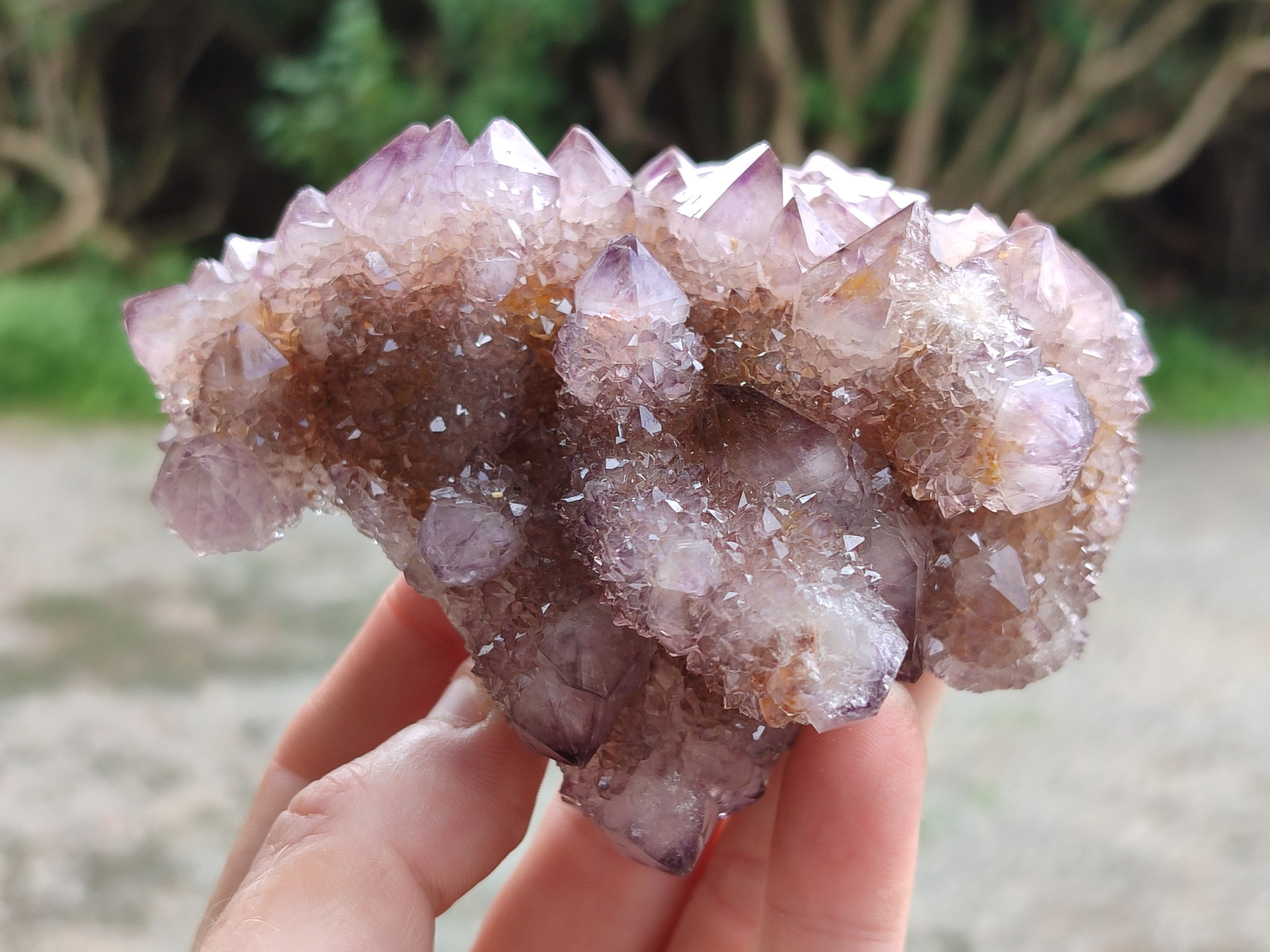 Natural Dark Amethyst Spirit Quartz Clusters x 4 From Boekenhouthoek, South Africa - Toprock Gemstones and Minerals 