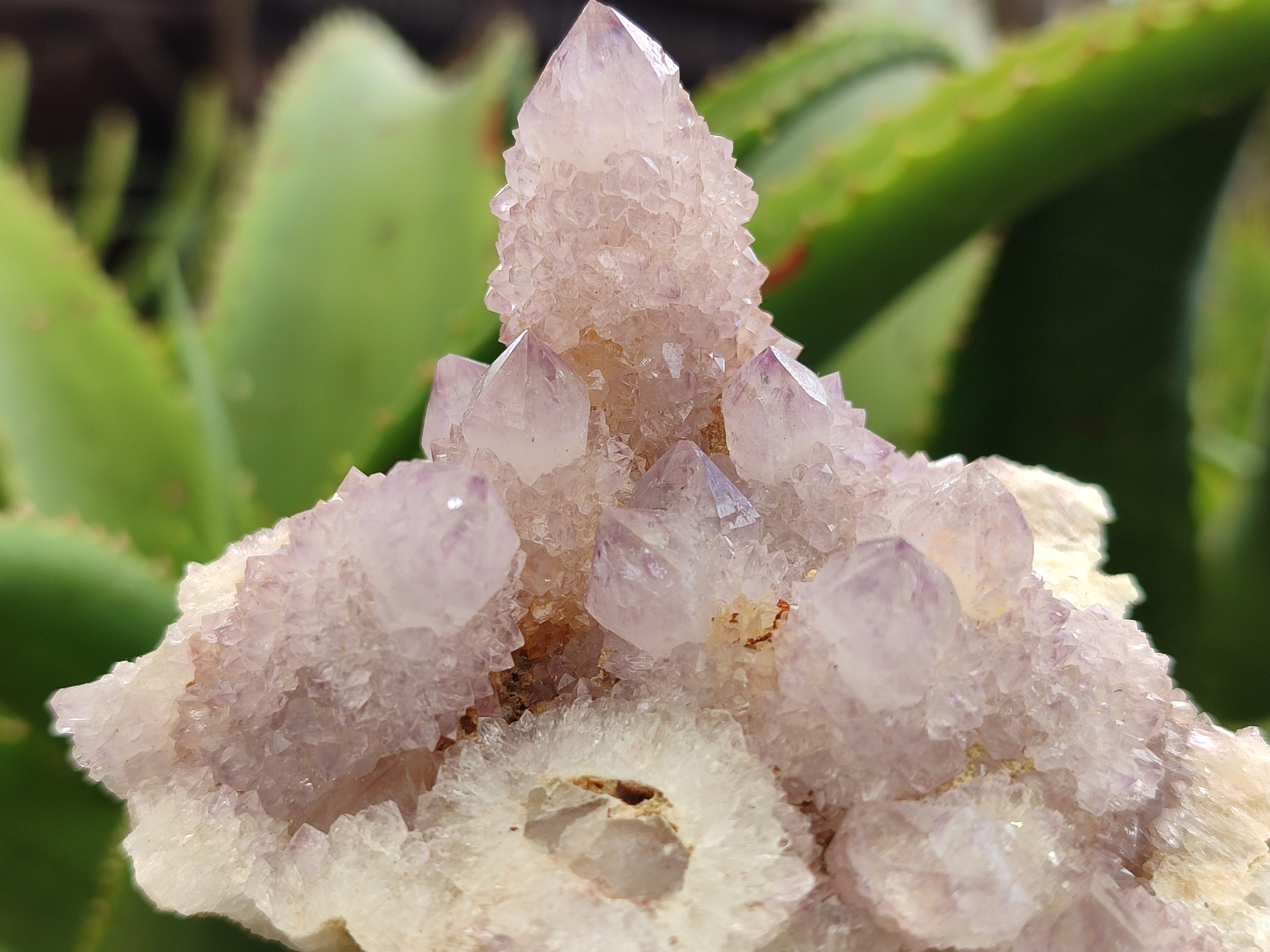 Natural Dark Amethyst Spirit Quartz Clusters x 4 From Boekenhouthoek, South Africa - Toprock Gemstones and Minerals 