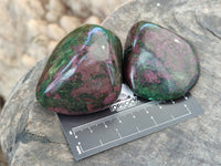 Polished Ruby Corundum In Chrome Verdite Free Forms x 6 From Zimbabwe - Toprock Gemstones and Minerals 