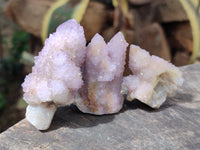 Natural Ametrine Spirit Quartz Clusters x 12 From Boekenhouthoek, South Africa