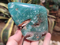Polished Emerald Mtorolite Free Forms x 2 From Mutorashanga, Zimbabwe - Toprock Gemstones and Minerals 