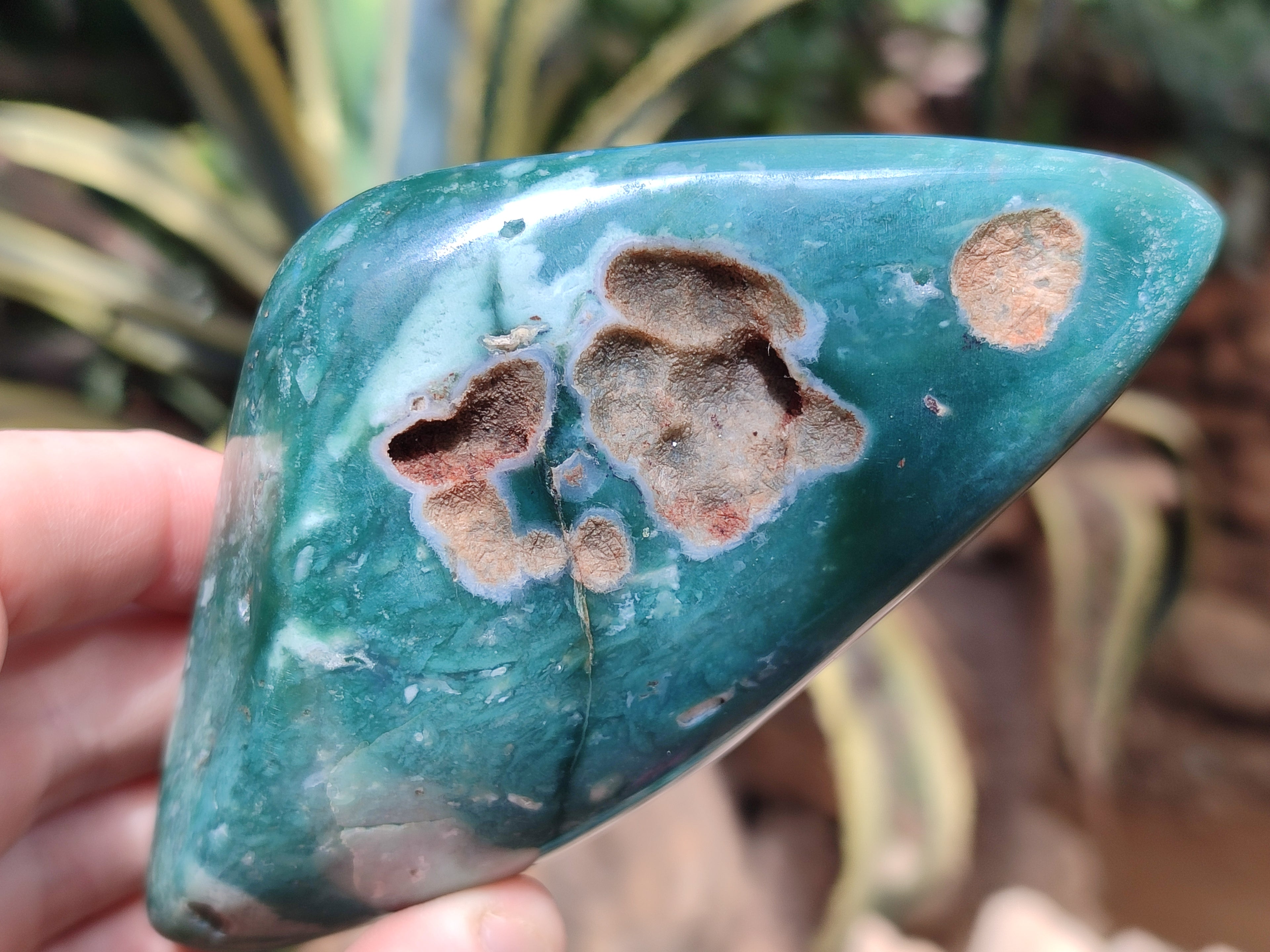 Polished Emerald Mtorolite Free Forms x 2 From Mutorashanga, Zimbabwe - Toprock Gemstones and Minerals 