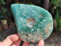 Polished Emerald Mtorolite Free Forms x 2 From Mutorashanga, Zimbabwe - Toprock Gemstones and Minerals 