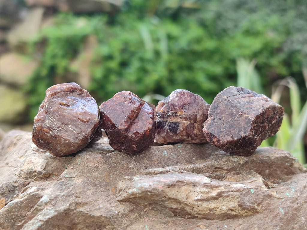 Natural Adamantine Zircon Crystals with Lustre x 53 From Malawi - Toprock Gemstones and Minerals 