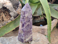 Polished Lepidolite with Pink Rubellite Tower x 1 From Ambatondrazaka, Madagascar