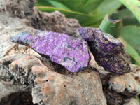 Natural Metallic Purpurite Cobbed Specimens x 12 From Erongo, Namibia - Toprock Gemstones and Minerals 