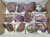 Natural Metallic Purpurite Cobbed Specimens x 12 From Erongo, Namibia - Toprock Gemstones and Minerals 