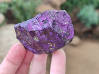 Natural Metallic Purpurite Cobbed Specimens x 12 From Erongo, Namibia - Toprock Gemstones and Minerals 