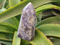 Polished Lepidolite Points x 2 From Ambatondrazaka, Madagascar