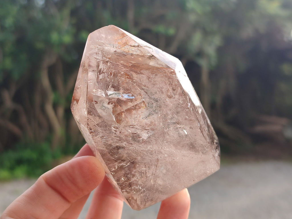 Polished Clear Window and Double Terminated Quartz Crystals x 4 From Madagascar - Toprock Gemstones and Minerals 