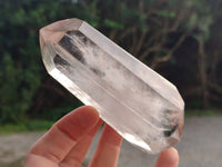Polished Clear Window and Double Terminated Quartz Crystals x 4 From Madagascar