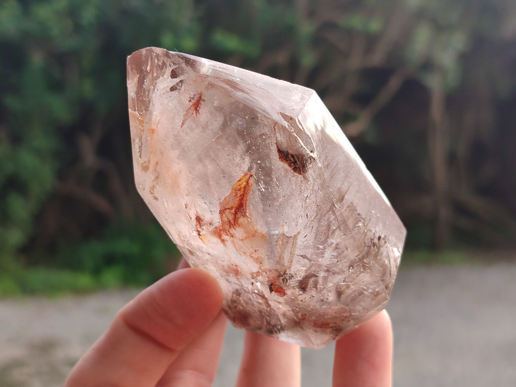 Polished Clear Window and Double Terminated Quartz Crystals x 4 From Madagascar - Toprock Gemstones and Minerals 