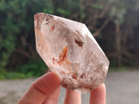 Polished Clear Window and Double Terminated Quartz Crystals x 4 From Madagascar