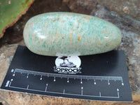 Polished Amazonite Palm Stones x 12 From Zimbabwe
