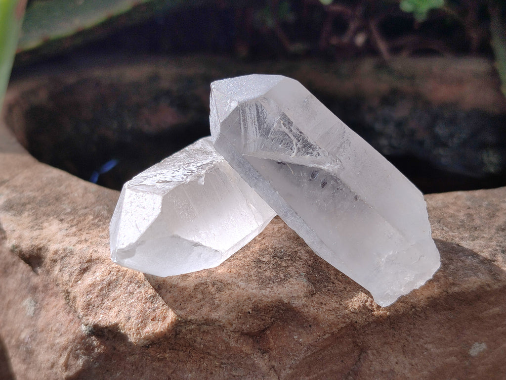 Natural Single Clear Quartz Crystals x 70 From Madagascar - Toprock Gemstones and Minerals 