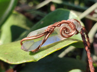 Hand Made Copper Wire Wrapped Pendants x 6 From Southern Africa