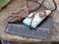Hand Made Copper Wire Wrapped Pendants x 6 From Southern Africa