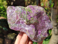 Natural Stichtite Cobbed Specimens x 2 From Barberton, South Africa