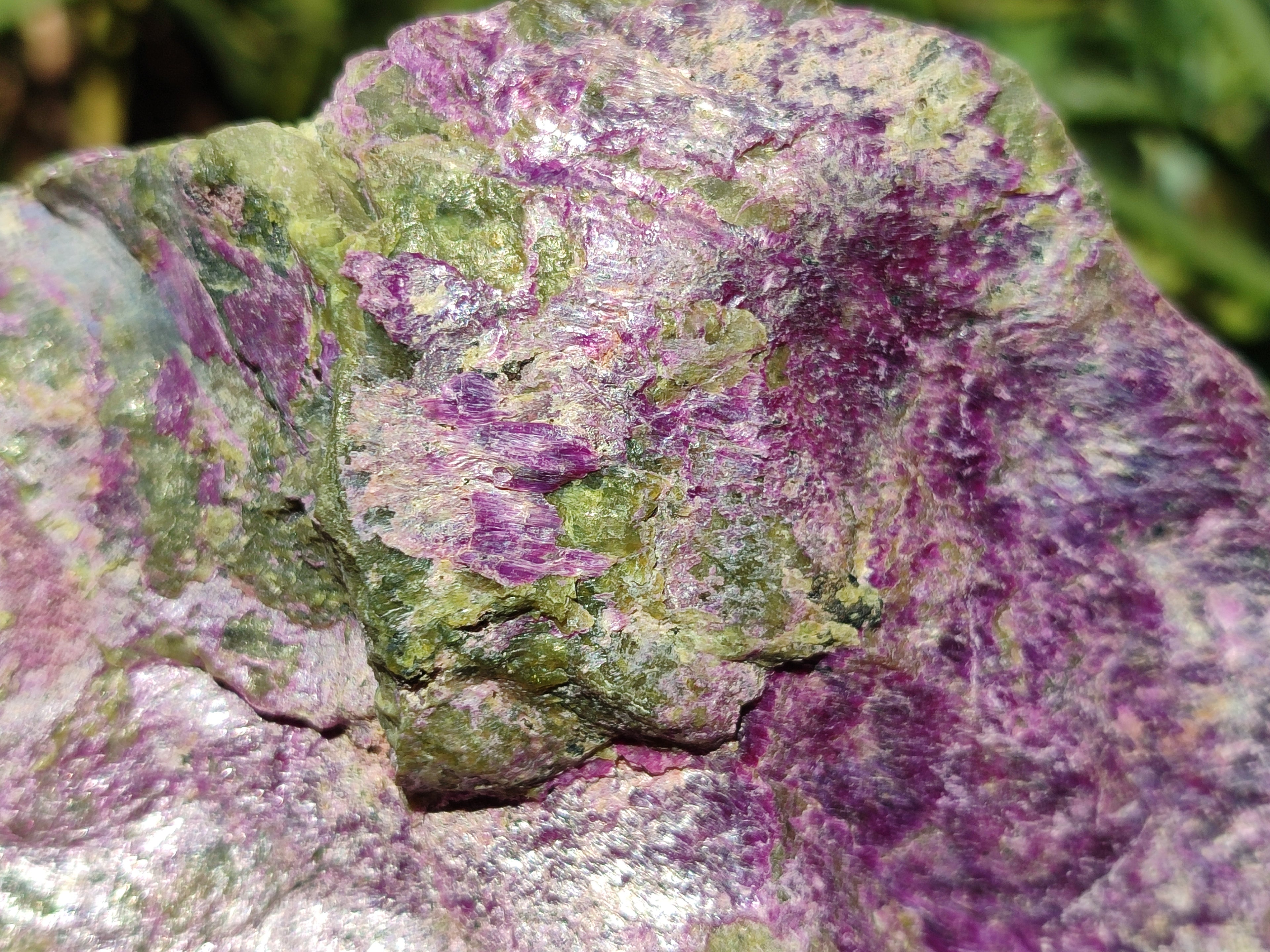 Natural Stichtite Cobbed Specimens x 2 From Barberton, South Africa - Toprock Gemstones and Minerals 