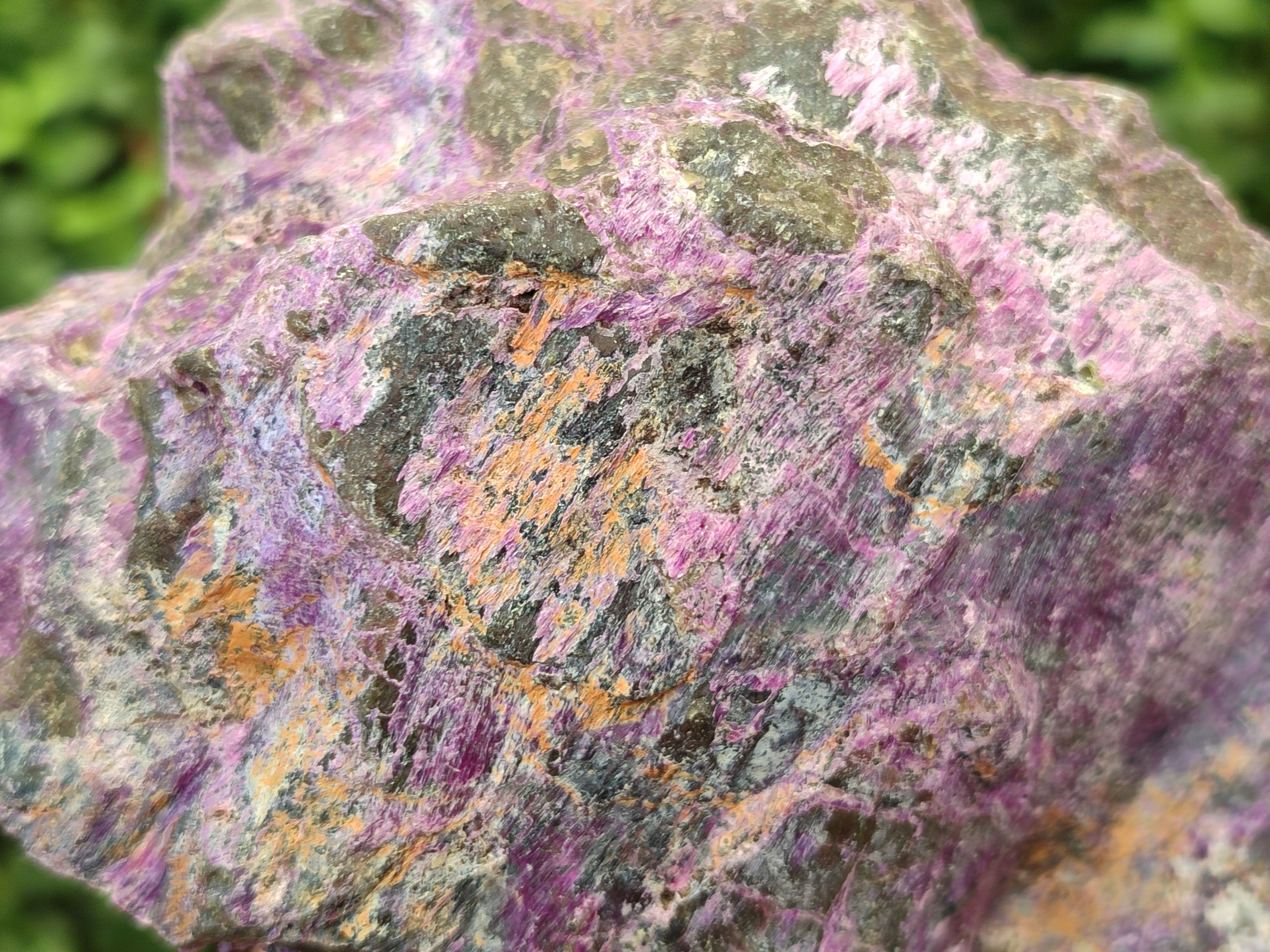 Natural Stichtite Cobbed Specimens x 2 From Barberton, South Africa - Toprock Gemstones and Minerals 