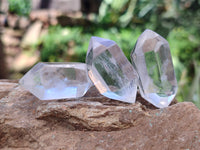 Polished Double Terminated Quartz Crystals x 35 From Madagascar