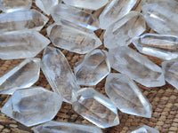 Polished Double Terminated Quartz Crystals x 35 From Madagascar