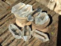 Polished Double Terminated Quartz Crystals x 35 From Madagascar