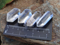 Polished Double Terminated Quartz Crystals x 35 From Madagascar